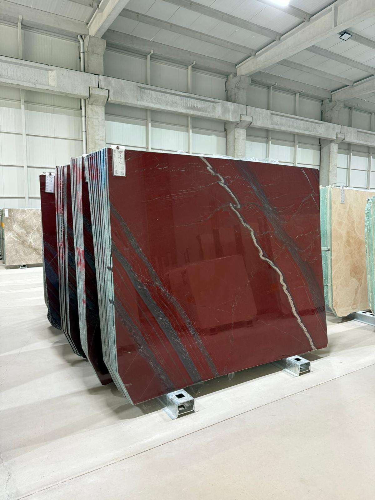 Rosso Laguna marble texture